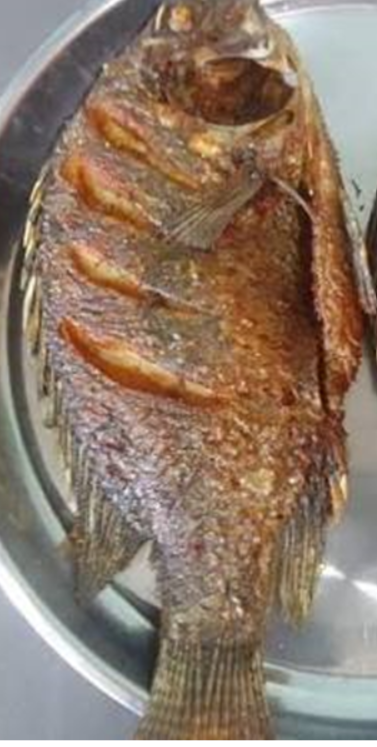 Size 5 Deep Fried Tilapia.
